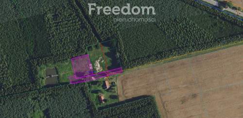 Działka budowlana otoczona lasem Warmia Mazury