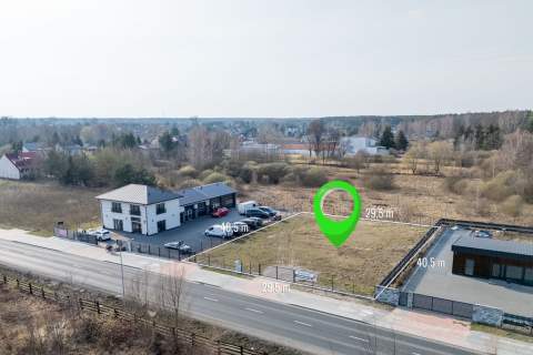 Działka mieszkaniowo-usługowa 1200m2