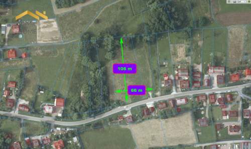 Działka usługowa 7000m2 , wjazd z drogi powiatowej