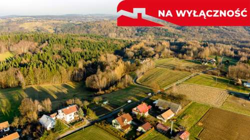 Działka budowlana 18 ar Tuchów, widokowa