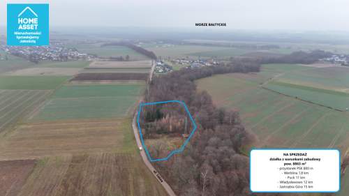 Działka z WZ i pozw. na budowę w otoczeniu lasu.