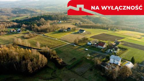 Działka budowlana 18 ar Tuchów, widokowa