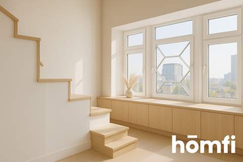 Apartament z antresolą i niepowtarzalnym widokiem
