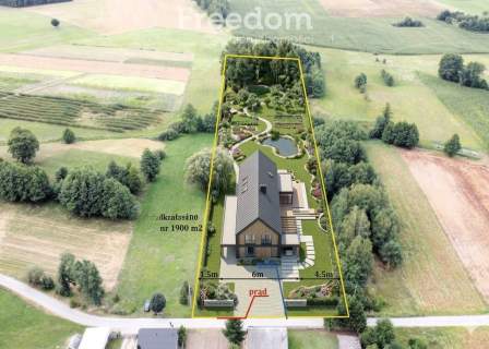 Działka budowlana z WZ 1900m2 Ostrownica