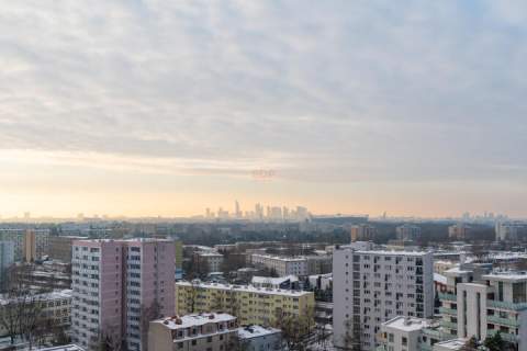 Przestronne 62,5 m2 z pięknym widokiem na panoramę Warszawy