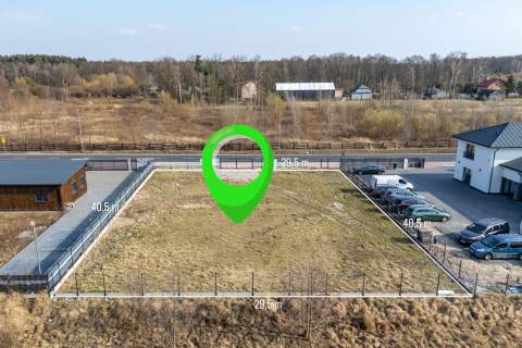Działka mieszkaniowo-usługowa 1200m2