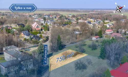 Działka pod dom/usługi 750 m w Wyczerpach