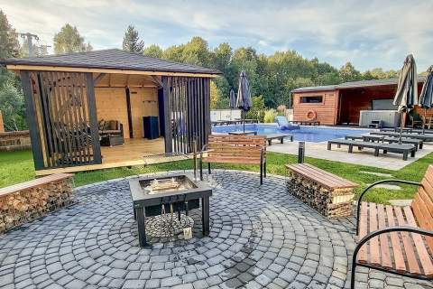 Luksusowy obiekt komercyjny wyciąg SPA góry