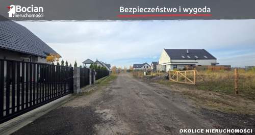 Uzbrojona działka na spokojnym osiedlu w Juszkowie