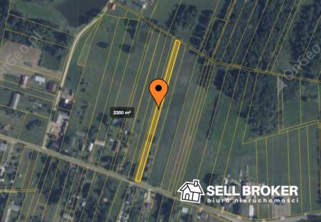 Działka na wsi - 2300 m2 / droga gminna
