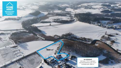 Dom 197 m na działce 9000 m Somonino Natura