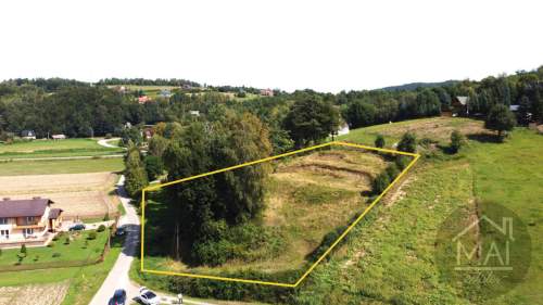 Kameralna, widokowa działka pod dom jednorodzinny.