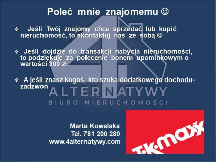 Pokój z kuchnią 29 m2 bez barier arch.