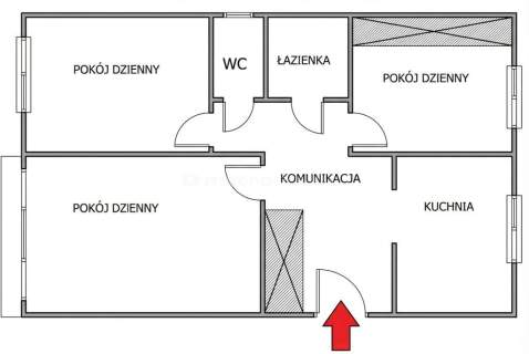 Mieszkanie na sprzedaż, 60,47 m2, Siedlce