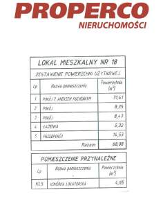 Mieszkanie 3 pok., 68,08 m2, I piętrze, Na Stoku