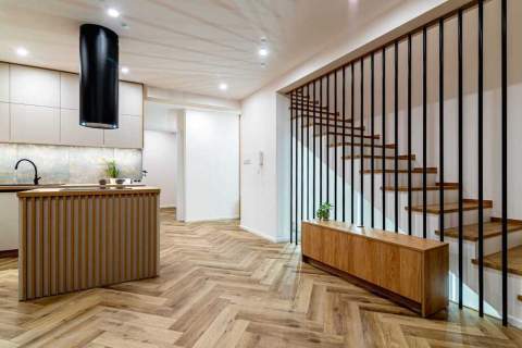 Apartament dwupoziomowy 76 m