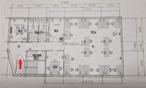 Bronowice Biuro 240 m2 open space 3 pok. parking