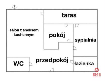 Apartament z tarasem i widokiem na Jezioro Ełckie