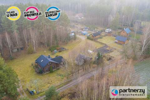 1,5 ha Bory Tucholskie Dom całoroczny 2 domki 