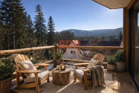 Południowy widok na góry i las STREFA SPA