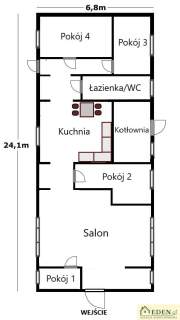 Sprzedam budynek parterowy ok 130m2 w centrum Wojcieszkowa