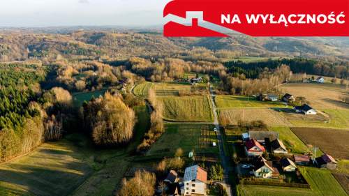 Działka budowlana 18 ar Tuchów, widokowa
