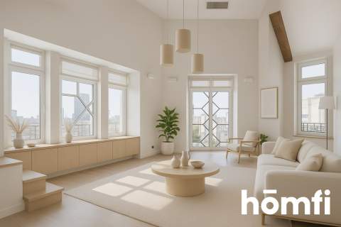 Apartament z antresolą i niepowtarzalnym widokiem