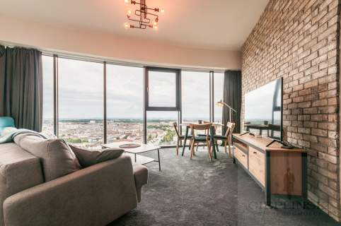 KOMFORTOWY APARTAMENT NA 22 PIĘTRZE W HANZA TOWER