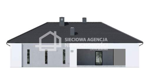 Działka z rozpoczętą budową 130 m od jeziora.