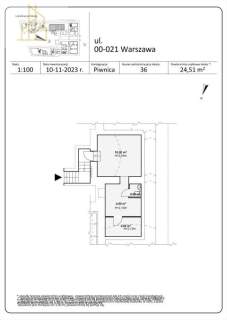Biuro do wynajęcia, 24,51 m2, Warszawa