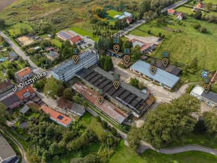 Kompleks budynków hale, magazyny, biura 
