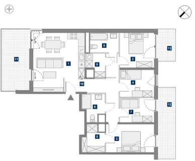 Apartament z widokiem na Park Zdrojowy Mateczny 5