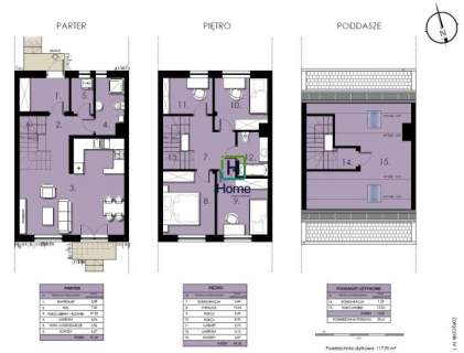 Mieszkaie w zabudowie szeregowej, 120m2