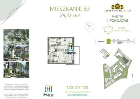 2-pok. mieszkanie w Osieczanach koło Myślenic