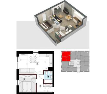 2 pokoje z ogródkiem // nowe osiedle przy Malcie