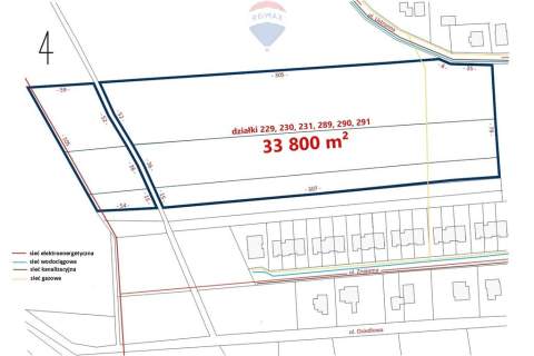 Grunty inwestycyjne 3,38 ha Kozery Grodzisk Maz.