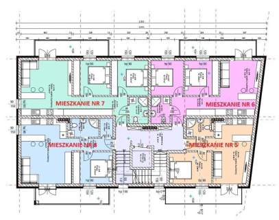 Bezczynszowe 1 piętro 47,60 m2 z balkonem