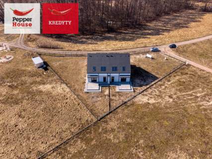 Nowoczesny bliźniak 140 m2 Przyłęki Działka 700m2