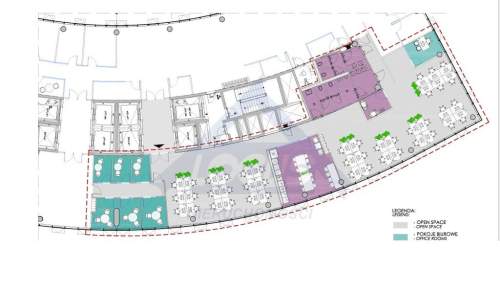 Centrum 430 m2 kompleks Warsaw Spire