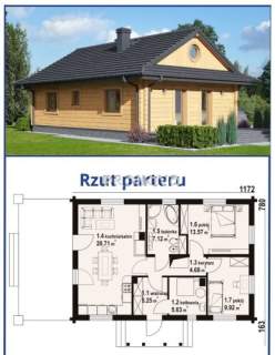 domy do wybudowania z bali i szkieletowe