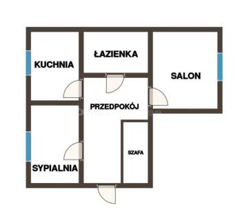 Atrakcyjne 2 pokoje, parter