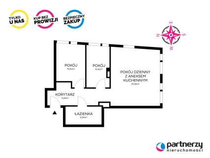 Luksusowy apartament 3 pokoje centrum Gdyni
