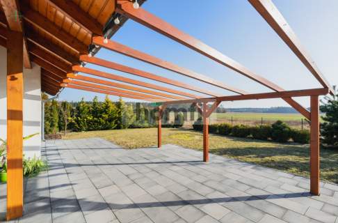 GRODZEWO POMPA CIEPŁA TARAS POW.93m2 DZIAŁKA1000m2