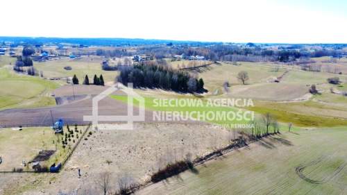 Kaszuby - widokowa działka 3619 m kw uzbrojona.