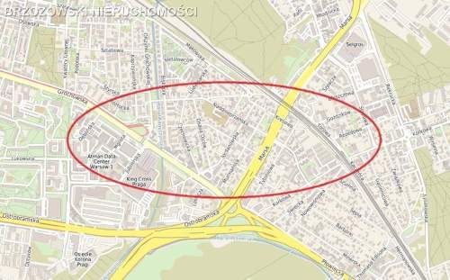 Praga Płd, Gocławek, MPZP 1200 m2 wielorodzinna