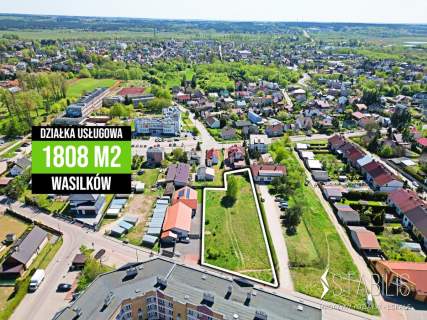 Działka pod HANDEL/USŁUGI w Centrum Wasilkowa