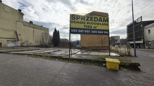 ATRAKCYJNA DZIAŁKA BUDOWLANA 1180 m2 Chorzów 3 Maja