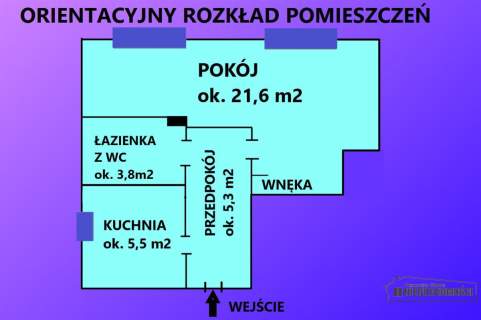 Szczecinek, ul. Kręta   mieszkanie na poddaszu.