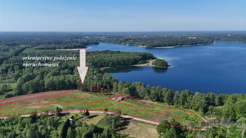 Działka nad samym Jeziorem Pile