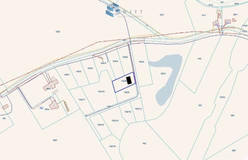 Działka 1200 m z fundamentami projekt 98 m 